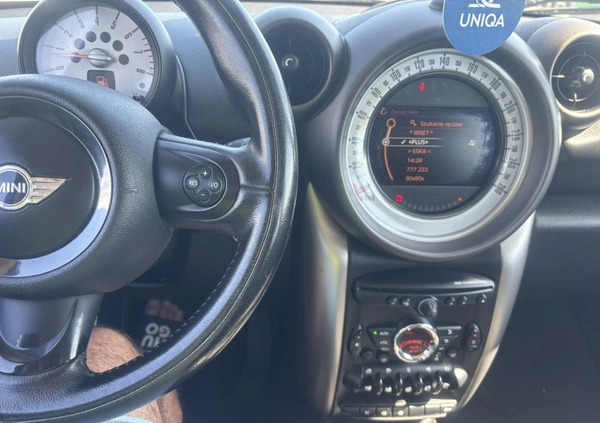 MINI Countryman cena 34900 przebieg: 197000, rok produkcji 2010 z Zbąszyń małe 379
